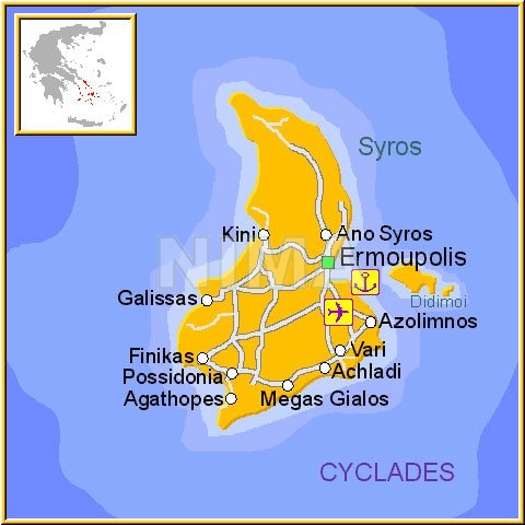 Terrain ( province ) à vendre Syros, Îles (Référence )